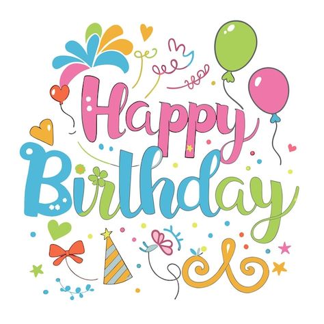 Vector happy birthday greeting card vect... | Premium Vector #Freepik #vector #birthday-poster #anniversary-template #birthday-text #birthday-template Happy Birthday Signs Poster, Anniversary Template, Poster Anniversary, Happy Birthday Poster, Happy Birthday Illustration, Birthday Signs, Happy Birthday Text, Template Birthday, Birthday Illustration