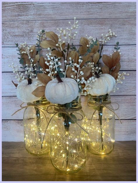 [Ad] 68 Perfect Mason Jar Fall Centerpieces Diy Insights You'll Be Amazed By Now #masonjarfallcenterpiecesdiy Mason Jars With Candles, Fall Wedding Pumpkin Decor, Fall Mason Jar With Fairy Lights, Fall Cocktail Table Centerpieces, Fall Bridal Shower Decorations Centerpieces, Fall Wedding Centerpieces Diy Table Centers Simple Mason Jars, Pumpkin Table Centerpiece Wedding, Fall Wedding Ideas Pumpkins, Fall Theme Centerpieces