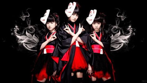 #babymetal #2K #wallpaper #hdwallpaper #desktop Kentish Town, Baby Metal, J Pop, Japanese Music, Foto Baby, Thrash Metal, Hiroshima, Iron Maiden, Latest Music