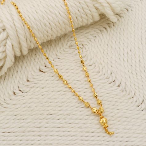 22k Gold Chain Necklace, 22k Gold Chain, Gold Jewels Design, Beads Style, Gold Necklace Indian, Gold Chain Design, Gold Link Chain, Gold Ring Designs, Gold Jewelry Necklace