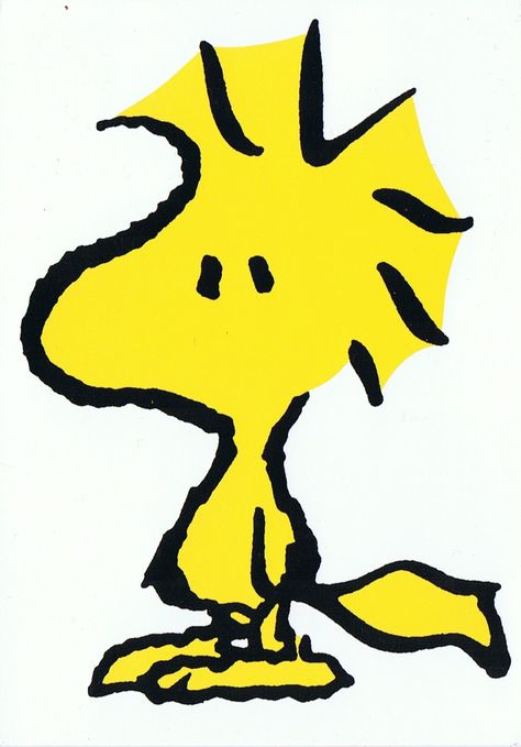 Woodstock Peanuts Tattoo, Woodstock Bird, Snoopy Characters, Snoopy Drawing, Woodstock Charlie Brown, Charlie Brown Characters, Woodstock Snoopy, Abstract Art Projects, Woodstock Peanuts