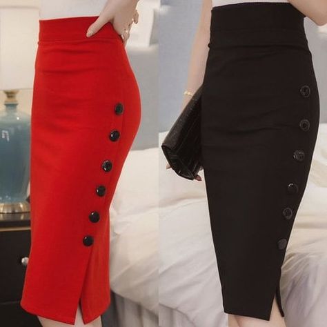 Skirt Outfits Plus Size, Ladies Skirts, Skirt Elegant, Bodycon Pencil Skirt, Office Skirt, Pencil Skirt Outfits, Women Skirt, Outfits Plus Size, High Waisted Pencil Skirt