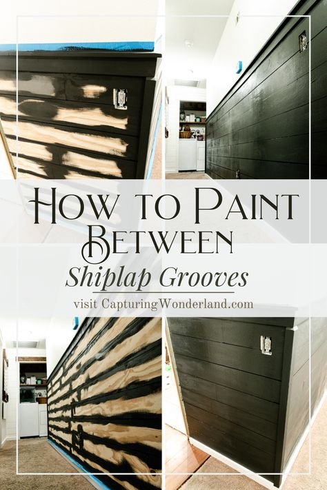 How To Trim Shiplap Walls, How To Paint Shiplap, How To Paint Shiplap Walls, Half Shiplap Wall Living Rooms, Kitchen Shiplap Walls, Painting Shiplap Walls, Shiplap Paint Color, Half Shiplap Wall, Shiplap Colors