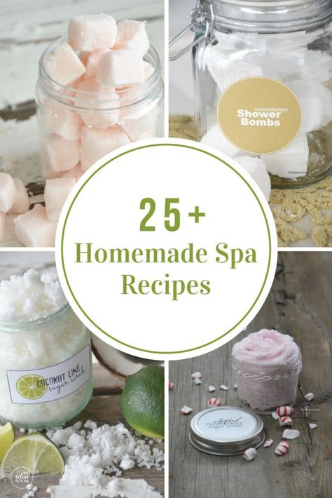 Diy Spa Recipes, Diy Spa Gifts, Diy Home Spa, Shower Aromatherapy, Diy Spa Treatments, Spa Recipes, Homemade Spa, Diy Spa Day, Spa Basket