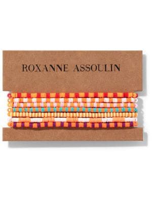 Baba Marta, Roxanne Assoulin, Multicolor Bracelet, Making Bracelets With Beads, Candy Bracelet, Stretchy Beaded Bracelet, Bracelets Ideas, Tube Necklace, Orange Bracelet