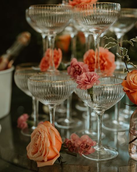 When you see a champagne tower at any event 😍✨ Design & Planning @plannedbykd Tabletop rentals @harvestandco Fake Champagne, Cocktail Tower, Glass Tower, Champagne Tower, Peaky Blinders, Design Planning, Engagement Party, Event Design, Table Top