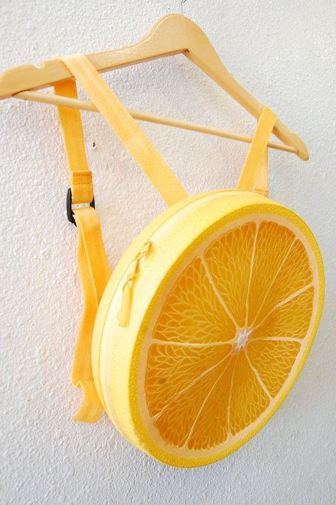 Purses Kate Spade, Orange Photography, Tas Mini, Aesthetic Backpack, Photography Summer, Novelty Bags, Cool Fashion, Kawaii Clothes, Mellow Yellow