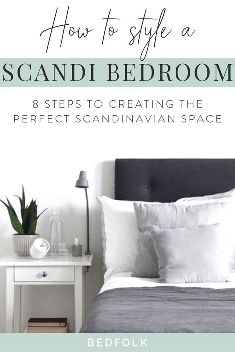 Cosy Nordic Bedroom, Scandi Style Bedrooms, Grey Scandinavian Bedroom, Scandi Rustic Bedroom, Scandi Bedroom Inspirations, Scandi Bedroom Ideas Scandinavian Design, Scandinavian Airbnb, Scandivanian Bedroom, Scandinavian Bedroom Minimalist Modern