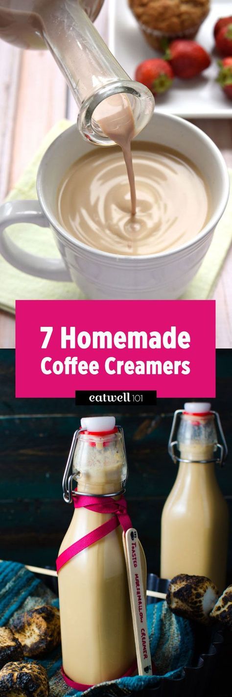 Check these homemade coffee creamer recipes and be your own barista today! Coffee Creamer Recipes, Homemade Coffee Creamer Recipe, Diy Coffee Creamer, Homemade Coffee Drinks, 5 Ingredients Or Less, Homemade Coffee Creamer, Coffee Creamer Recipe, Coffee Creamers, Creamer Recipe