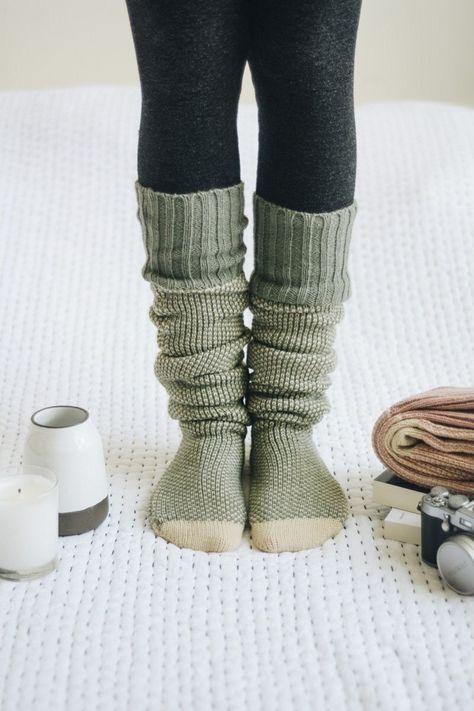 Warm fire, good book, these socks.  Fits women's sizes 6 to 11 100% acrylic Machine wash; dry flat LET'S KEEP IN TOUCH: ---Check out our website: https://wildluxeboutique.com/ ---Follow us on Facebook at Wild Luxe Boutique ---Follow us on Instagram @wildluxeboutique Hand Knit Socks, Soft Sock, Cozy Socks, Favorite Boots, Boot Socks, Knee High Socks, Comforters Cozy, Sheer Fabrics, Knitting Designs