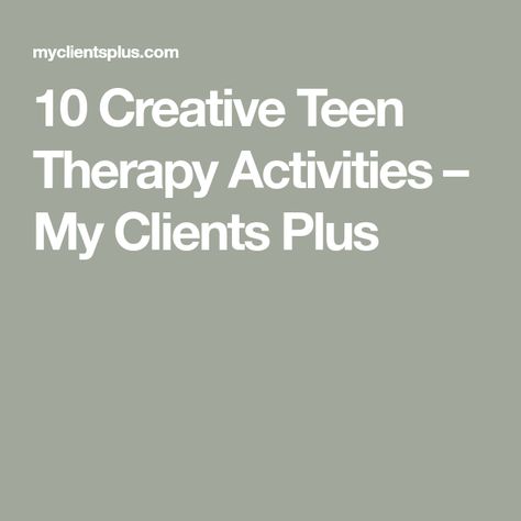 Back To School Therapy Activities, Therapy Tools For Teens, Fun Therapy Activities For Teens, Therapy Questions For Teens, Teen Counseling Activities, Cbt Activities For Teens, Fun Group Therapy Activities, Teen Therapy Activities Mental Health, Therapy Activities With Teens