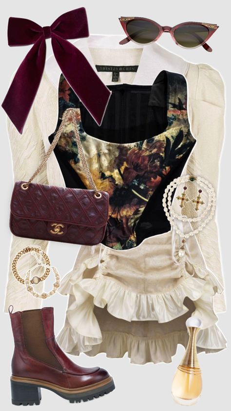 Outfit Inspo! #outfitinspo #outfit #outfitideas #style #fashion #preppy #cottagecore #vintage #coquette #fantasy #fairytale #cute #elegant #feminine #girly #romantic #aesthetic #aestheticgirl #trendy #fyp Preppy Cottagecore, Preppy Chic Outfits, Romantic Cottagecore, Guys Fashion Casual, Vintage Coquette, Cottagecore Vintage, Fashion Preppy, Romantic Aesthetic, Preppy Chic