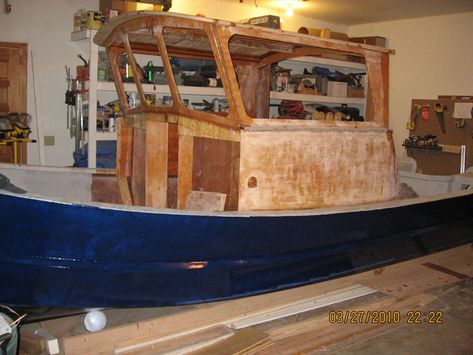 FishyFish - Dave Witherall's Tolman Skiff - Standard Tolman Skiff, Deck Drain, Belly Tank, Halibut Fishing, Summer Cabin, Gas Mileage, Cabin Design, Boat Building, Center Console