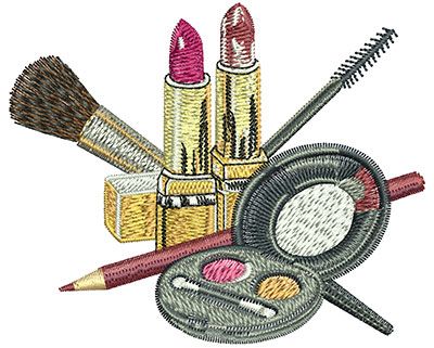 Makeup Embroidery Designs, Makeup Embroidery, Makeup Layout, Popular Hobbies, Stock Art, Embroidery Designs Fashion, Personalized Embroidery, Hand Embroidery Art, Machine Embroidery Patterns