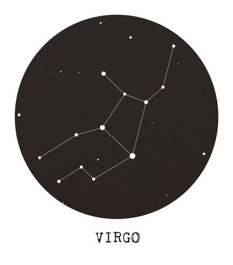 Virgo Star Constellation, Virgo Tattoo Designs, Virgo Constellation Tattoo, Virgo Star, Zodiac Sign Virgo, Virgo Constellation, Constellation Art, Virgo Tattoo, Star Constellation