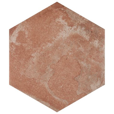 Hexagon Floor, Fireplace Facade, Triangular Pattern, Merola Tile, Porcelain Floor, Hexagon Tiles, House Tiles, Natural Stone Tile, Porcelain Flooring