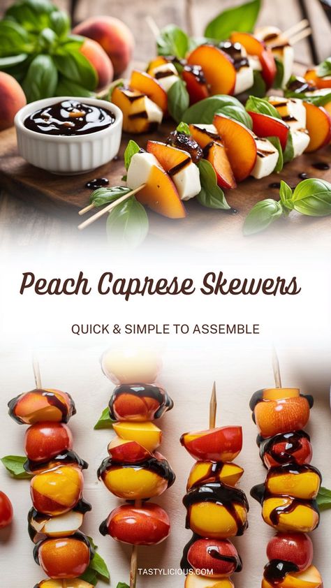 peach caprese skewers appetizer recipe peach recipe ideas summer appetizer recipe ideas skewers recipe ideas easy appetizers for a party low carb recipe ideas easy keto recipe ideas quick dinner ideas Skewers Appetizers, Easy Appetizers For A Party, Recipe Ideas Easy, Italian Caprese, Peach Caprese, Appetizers For A Party, Italian Caprese Salad, Caprese Appetizer, Summer Appetizer Recipes