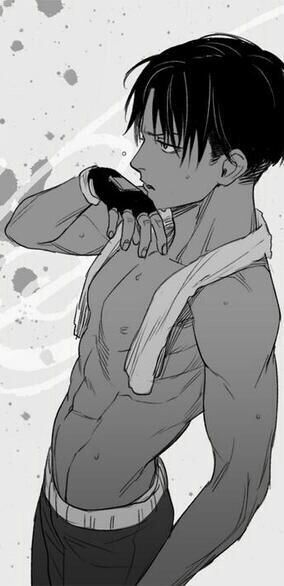 Levi Ackerman, training; Attack on Titan Anjing Pug, Levi Ackerman Hot, Captain Levi, Titans Anime, Desen Anime, Attack On Titan Fanart, Attack On Titan Levi, Attack On Titan Art, Diabolik Lovers