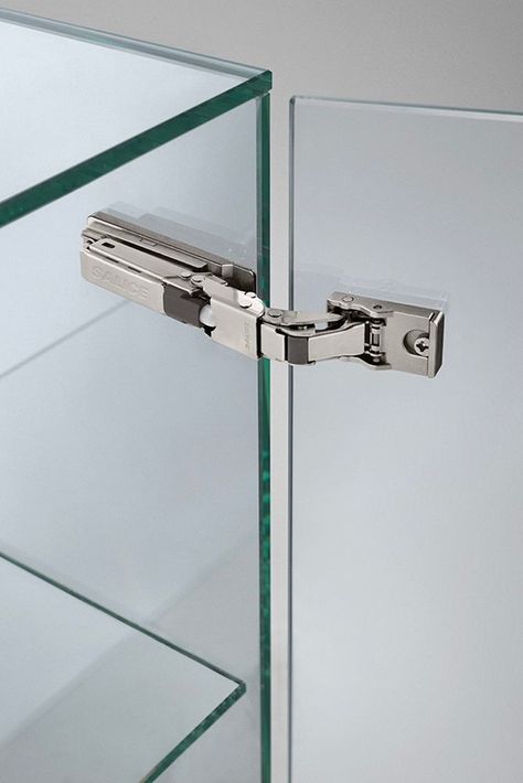 The universal hinge can be used with a very wide range of door materials . Wooden and glass doors and doors made of special and thinner materials, such as metal, ceramics, cements, quartz composites, HPL, HDF and MDF. Glass Door Hinges, Mdf Doors, Architectural Engineering, Box Hinges, Glass Shower Doors, Glass Boxes, Glass Shower, Door Hinges, Glass Doors