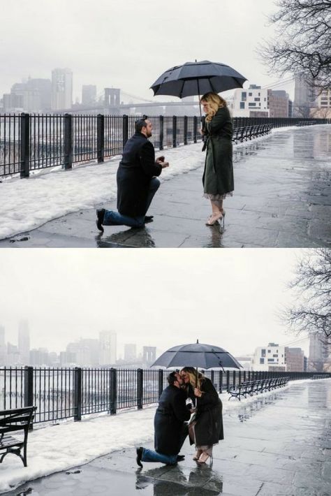 Rain Proposal, Romantic Marriage, Proposal Pictures, Best Wedding Proposals, Marriage Couple, Couple In Love, Brown Wedding, Love Romantic, Marriage Proposal