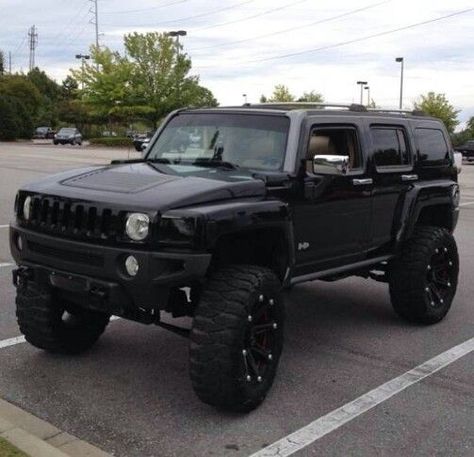 Lifted Hummer H3 Hummer Aesthetic, Hummer H3 Lifted, H3 Hummer, Electric Pickup, Bug Out Vehicle, Custom Pickup Trucks, Hummer H1, Hummer H3, Car Goals