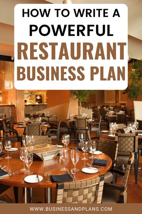 How to Write a Powerful Restaurant Business Plan How To Open A Restaurant Business, Restaurant Concepts Ideas, How To Start Your Own Restaurant, Building A Restaurant, How To Create A Menu For A Restaurant, Restaurant Set Up, Business Plan Restaurant, How To Run A Restaurant Business, Business Plan For Restaurant