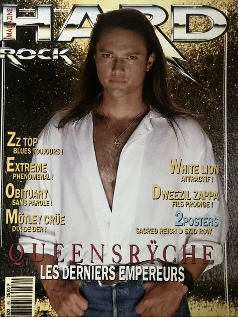 Music Art Painting, Geoff Tate, Rock Magazine, Metal Baby, Mtv Unplugged, Cover Band, Cool Bands, Guitarist, Hard Rock