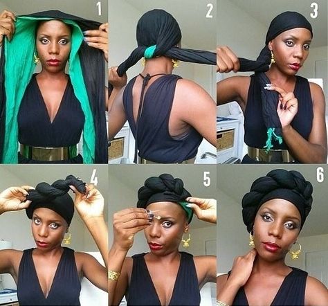 9 Ways To Prep Natural Hair For Cold Weather, Because Snows And 'Fros Don't Go Well Together | Bustle Headwrap Hairstyles, Headwrap Tutorial, Head Wrap Styles, Hair Wrap Scarf, Hair Scarf Styles, Head Scarf Styles, African Head Wraps, Head Ties, Head Wrap Scarf