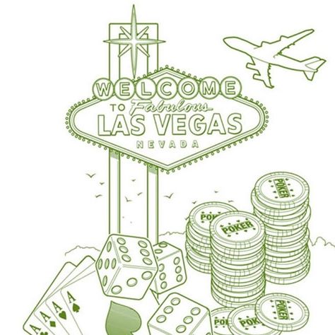 Las Vegas Drawing Easy, Las Vegas Doodles, Las Vegas Sign Drawing, Vegas Sign Drawing, Las Vegas Sign Tattoo, Las Vegas Tattoo Designs, Vegas Graphic Design, Las Vegas Tattoo Ideas, Las Vegas Drawing