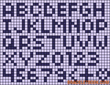 Alpha Friendship Bracelet Patterns | Alpha Friendship Bracelet Pattern #3377 - BraceletBook.com Friendship Bracelet Patterns Alpha, Alpha Friendship Bracelet Patterns, Friendship Embroidery, Alpha Bracelet, Cross Stitch Alphabet Patterns, Bead Loom Designs, Embroidery Bracelets, Cross Stitch Letters, Loom Bracelet Patterns