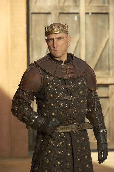 Vinnie Jones as King Gareth in #Galavant - Season 2 Vinnie Jones, Viking Character, Promotional Photos, Medieval World, Knight Art, Theatre Costumes, Knight Armor, Medieval Armor, Medieval Clothing