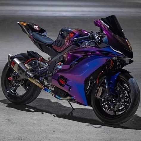 Luxury Cars For Women, Cars For Women, Purple Motorcycle, Pink Motorcycle, Yamaha R3, Image Moto, Motorcross Bike, Super Bike, Yamaha Bikes