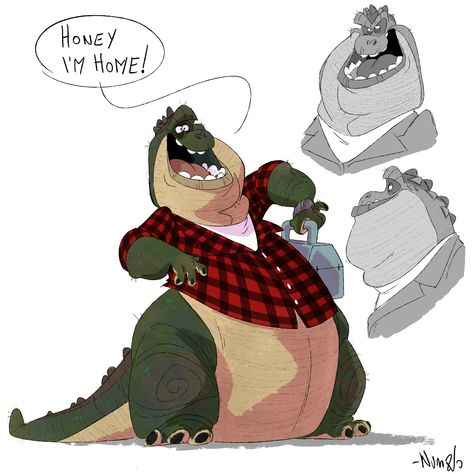 Anthro Dinosaur Character Design, Muppet Illustration, Disney Creatures, Dinosaur Character Design, Post Linkedin, Disney Dinosaur, Anthropomorphic Animals, Disney Nerd, Animal Character