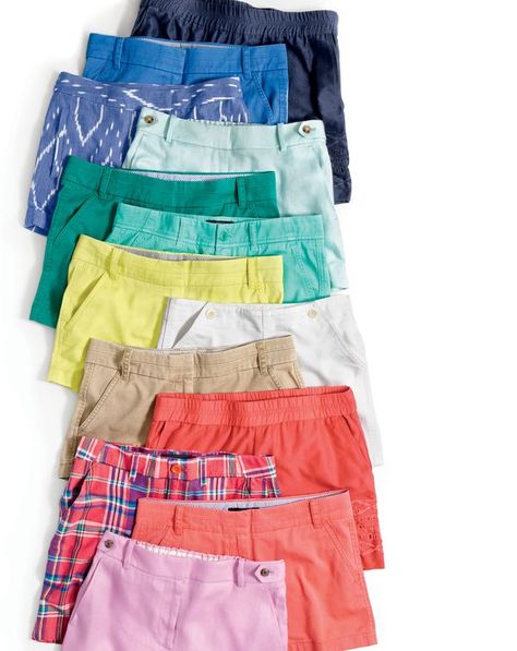 J.Crew short season. It’s finally here... Pick a color. Pick a length. Make weekend plans. J Crew Summer, 2016 Style, Product Styling, Pick A Color, Preppy Lifestyle, Fashion 2016, Athleisure Women, Shorts Outfits, Cutoff Shorts