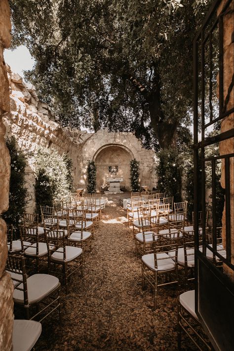 Sedona Wedding Ceremony, European Chapel Wedding, Italian Chapel Wedding, European Wedding Ceremony, Old Money Wedding Ceremony, Italy Church Wedding, Outdoor Chapel Wedding, Mexican Church Wedding, Pretty Church Wedding