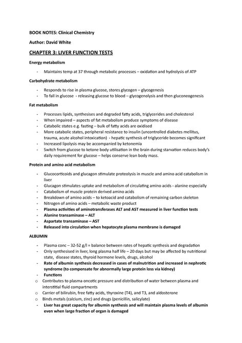 Liver Function Test Notes, Clinical Chemistry Notes, Mlt Notes, Liver Function Test, Learn Biology, Nephrotic Syndrome, Clinical Chemistry, Lab Science, Book Notes