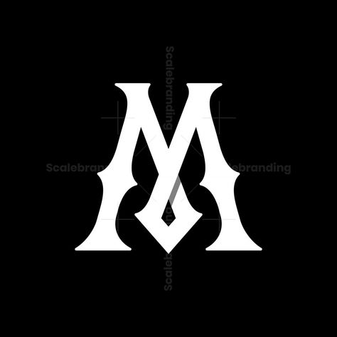 M Or W Letter Logos. Simple; gothic; strong; brave; ornamental and decorative. This brand can be used for companies with the initials M or W. M Or W Letter Logos has a sharp icon resembling an arrow. This arrow icon symbolizes the movement for transportation in an advanced, successful and rapid development. M Symbol Design, W Logo Design Ideas, M W Logo, Mz Logo, Graffiti Letter M, M Lettering, Letter M Design, M Branding, M Logos