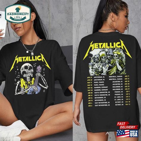 Metallica World Tour 2023 Shirt Skull Music Rock Festival Hoodie Sweatshirt Check more at https://dadmomgift.com/product/metallica-world-tour-2023-shirt-skull-music-rock-festival-hoodie-sweatshirt/ Festival Merch, Skull Music, Festival Merchandise, Rock Festival, Rock Festivals, Jonas Brothers, Tour T Shirts, World Tour, Rock Music