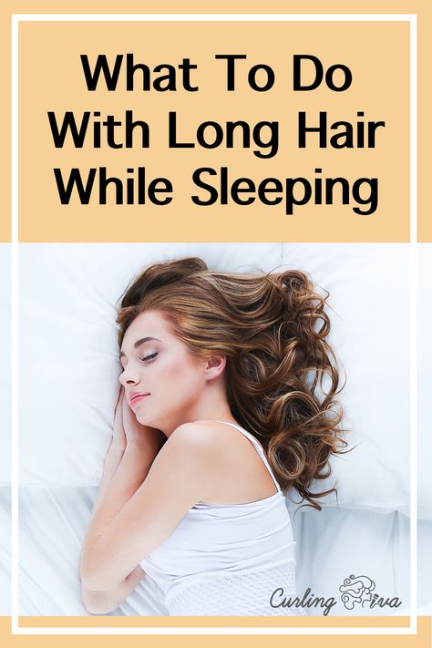 The longer your hair gets, the tougher it becomes to sleep with it without it either disturbing your sleep or getting it damaged. Luckily, I found out  that there are things you can do to protect long hair while sleeping. Here's 7 Ideas on What To Do With Long Hair While Sleeping #hair Sleep Curls, Sleep Hairstyles, Long Hair Care, Overnight Hairstyles, Really Long Hair, Athletic Hairstyles, New Tattoo, Nerve Pain, Hair Care Routine