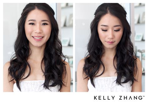 natural beauty enhancing makeup and romantic loose + wispy half up half down hair by priscilla/ kelly zhang studio (kellyzhang.com) #romantic #wispy #curly #loosecurls #hair #wedding #bride #bridal #texturized #natural #naturalbeauty #blush #naturalmakeup #bride #beautifulbride Bridesmaid Hair Asian Half Up, Half Up Half Down Asian Hair, Half Up Half Down Wedding Hair Asian, Asian Bridal Hair Half Up Half Down, Asian Half Up Half Down Hair, Asian Bridesmaid Hair, Asian Bride Hair, Hair Wedding Bride, Enhancing Makeup