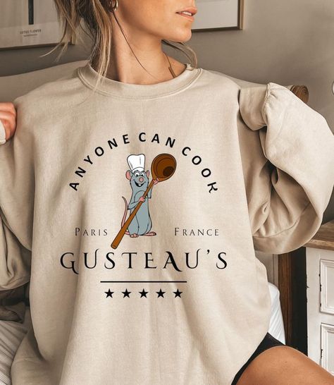 Disneyland Outfit Ideas Winter, Ratatouille Shirt, Winter Shirt Outfit, Disneyland Outfit Ideas, Disney Family Shirt, Anyone Can Cook, Outfit Ideas Winter, Cute Disney Outfits, Disneyland Outfits