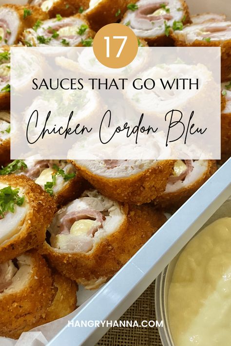 What Sauce Goes with Chicken Cordon Bleu? (17 Sauces) – Hangry Hanna Cheese Sauce For Chicken Cordon Bleu, Cream Sauce For Chicken Cordon Bleu, Chicken Cordon Bleu With Sauce, Sauce For Cordon Bleu, Blue Cheese Sauce For Chicken, Cordon Blue Sauce Easy, Chicken Cordon Bleu With Prosciutto, Instapot Chicken Cordon Bleu, Chicken Cordon Bleu Sauce Easy