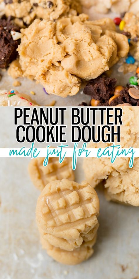 Egg Free Cookie Dough, Cookie Dough Vegan, Cookie Dough For One, Low Carb Cookie Dough, Edible Sugar Cookie Dough, Easy Cookie Dough, Eggless Cookie Dough, Cooking With Karli, Edible Cookie Dough Recipe