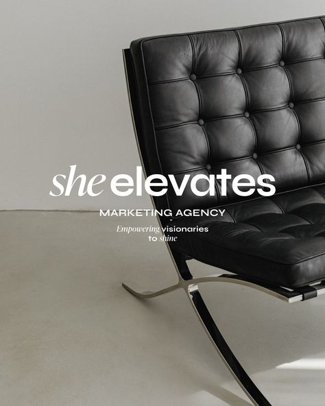 Introducing She Elevates, a trailblazing marketing agency committed to propelling female-led businesses to new heights. 🤍 At Designs by Gabi, we create bespoke, delightful, memorable visual identity designs that truly represent your business values and connect with high-end customers. If you're ready to LEVEL UP inquiry from the link in bio! Let's create a brand identity you'll be proud of! . . . #businesscoach #marketingagency #entrepreneucoach #marketingstrategy #coachbranding #digital... Marketing Agency Design, Digital Agency Branding, Agency Brand Identity, Design Agency Branding, Marketing Agency Branding, High End Branding, Business Values, Marketing Aesthetic, Agency Branding