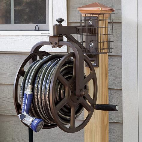 8 Best Garden Hose Reels of 2024 Garden Hose Reels, Water Hose Holder, Garden Hose Storage, Liberty Garden, Garden Hose Holder, Hose Hanger, Garden Hose Reel, Retractable Hose, Hose Reels