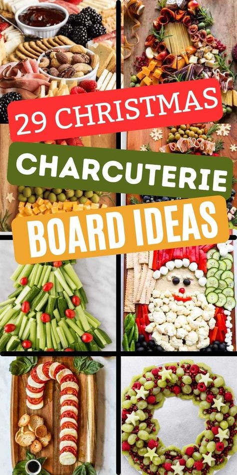 Christmas Charcuterie Board Ideas, Simple Charcuterie, Christmas Charcuterie Board, Charcuterie Board Meats, Jul Mad, Christmas Charcuterie, Christmas Cheese, Charcuterie Board Ideas, Christmas Recipes Appetizers