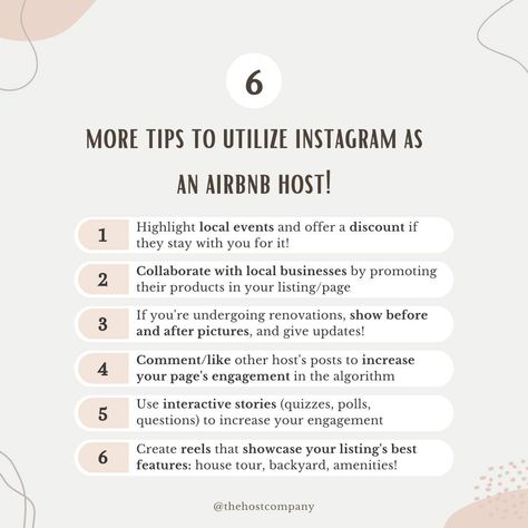 How To Market Your Airbnb, Airbnb Description Ideas, Airbnb Instagram Post Ideas, Airbnb Marketing Ideas, Airbnb Content Ideas, Fun Airbnb Ideas, Airbnb Instagram Ideas, Airbnb Host Tips, Air Bnb Tips