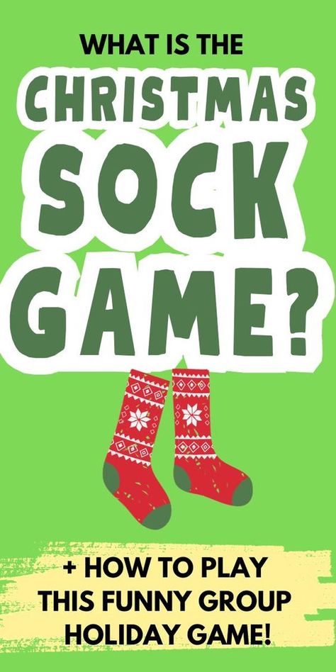 Looking for unique white elephant games or Christmas gift games not everyone else is playing? Definitely add this funny holiday game that everyone loves (plus you get new Christmas socks from the exchange game!). Tons of ideas of what to put inside Christmas socks (game filler ideas) too! Fun holiday game for kids and adults! #fungames #groupgames #holidaygame #presentgames #exchanginggifts #christmasparties Christmas Exchange Games, Sock Gift Ideas, Christmas Socks Exchange, Christmas Party Games For Groups, Christmas Eve Games, Fun Family Christmas Games, Christmas Party Games For Adults, Fun Holiday Games, Christmas Gift Exchange Games