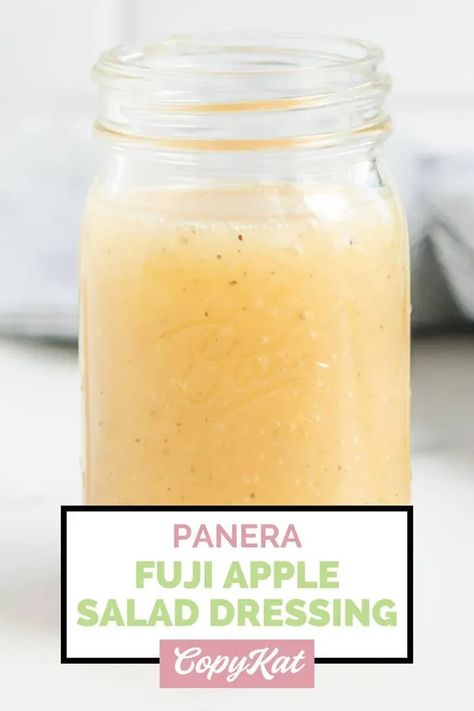 Fuji Apple Salad Dressing, Fuji Apple Salad, Apple Salad Dressing, Vinaigrette Dressing Recipe, White Balsamic Vinaigrette, Vinegar Salad Dressing, Salad Dressing Recipes Healthy, Apple Salad Recipes, Balsamic Vinaigrette Dressing