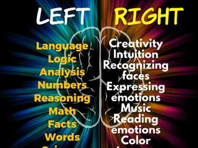 Right or left? How does your brain actually work? I'm right side dominant!!! Music Math, Expressing Emotions, Health Class, Brain Gym, Gross Motor Activities, Physical Education Games, Building Activities, Reading Words, Right Brain